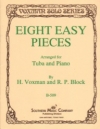 8つのやさしい小品（ハイミー・ヴォクスマン）（テューバ+ピアノ）【Eight Easy Pieces】