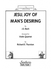 主よ人の望みの喜びよ (バッハ）（ヴァイオリン四重奏）【Jesu, Joy of Man's Desiring】