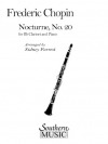ノクターン・Op.20（フレデリック・ショパン）  (クラリネット＋ピアノ)【Nocturne No. 20】