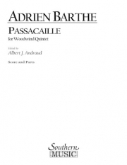 パッサカリア（アドリアン・バルト）（木管五重奏）【Passacaille】
