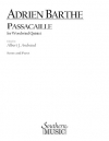 パッサカリア（アドリアン・バルト）（木管五重奏）【Passacaille】