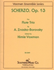 スケルツォ・Op.13（Alexander Znosko-Borovsky）（フルート三重奏）【Scherzo, Op. 13】