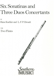 6つのソナチネと3つの協奏的二重奏曲  (エルネスト・ケーラー) （フルート二重奏）【Six Sonatinas & Three Duos, Concertant】