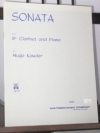 ソナタ（フーゴ・カウダー）（クラリネット+ピアノ）【Sonata】