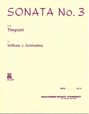 ソナタ・No.3 (ウィリアム・J・シンスタイン)（ティンパニ）【Sonata No. 3 for Timpani】