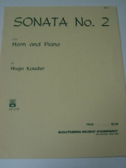 ソナタ・No.2 (フーゴ・カウダー)  (ホルン＋ピアノ)【Sonata No. 2】