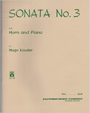 ソナタ・No.3 (フーゴ・カウダー)  (ホルン＋ピアノ)【Sonata No. 3】