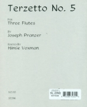 テルツェット・No.5（ジョゼフ・プランツァー）（フルート三重奏）【Terzetto No. 5】