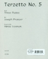 テルツェット・No.5（ジョゼフ・プランツァー）（フルート三重奏）【Terzetto No. 5】