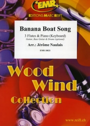 バナナ・ボート・ソング (フルート三重奏+ピアノ)【Banana Boat Song】