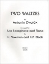 2つのワルツ（アントニン・ドヴォルザーク）（アルトサックス+ピアノ）【Two Waltzes】