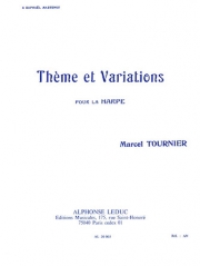 主題と変奏曲（マルセル・トゥルニエ）（ハープ）【Theme et Variations】