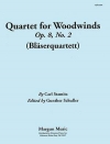 木管四重奏曲・Op.8・No.2  (カール・シュターミッツ)  (木管四重奏)【Quartet for Woodwinds Op.8 No.2】