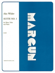 ホルンとテューバのための組曲・No.1（アレック・ワイルダー） (金管二重奏)【Suite No.1 for Horn, Tuba and Piano】