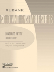 小協奏曲（ルロイ・オストランスキー）（アルトクラリネット+ピアノ）【Concerto Petite】