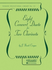 2本のクラリネットの為の8つの演奏会用デュエット   (クラリネットニ重奏)【Eight Concert Duets for Two Clarinets】