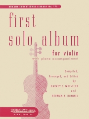 ヴァイオリンのための初めてのソロ曲集  (ヴァイオリン+ピアノ)【First Solo Album for Violin】