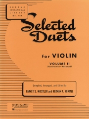 ヴァイオリンの為のデュエット集・Vol.2（上級編） (ヴァイオリン二重奏）【Selected Duets for Violin Volume.2】