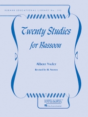 バスーンのための20の練習曲（アルバート・ヴォウレ）（バスーン）【Twenty Studies for Bassoon】