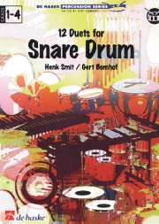 スネアドラムのための12のデュエット（ゲルト・バンホフ）（スネアドラム二重奏）【12 Duets for Snare Drum】