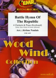 リパブリック賛歌 (クラリネット四重奏+ピアノ)【Battle Hymn Of The Republic】