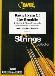 リパブリック賛歌 (ヴァイオリン四重奏+ピアノ)【Battle Hymn Of The Republic】