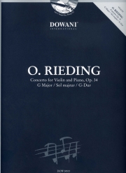 協奏曲・ト長調・Op.34（オスカー・リーディング）（ヴァイオリン）【Concerto in G Major, Op. 34, for Violin and Piano】