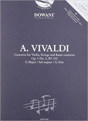 協奏曲・ト長調・Op.3・No.3・RV.310（アントニオ・ヴィヴァルディ）（ヴァイオリン）【Concerto in G Major, Op. 3, No. 3, RV 310】