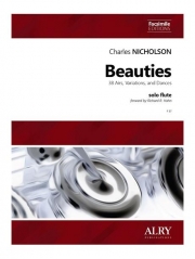 ビューティ（チャールズ・ニコルソン）（フルート）【Beauties: 38 Airs, Variations, and Dances for Solo Flute】