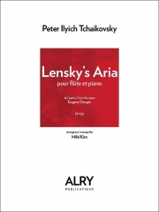 レンスキーのアリア「エフゲニー・オネーギン」より（チャイコフスキー）（フルート+ピアノ）【Lensky's Aria】