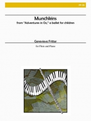 マンチキン（フルート+ピアノ）【Munchkins (from Adventures in Oz)】