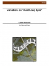 「蛍の光」による変奏曲（チャールズ・ニコルソン）（フルート+ピアノ）【Variations on Auld Lang Syne】