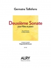 ソナタ・No.2（ジェルメーヌ・タイユフェール）（フルート+ピアノ）【Deuxième Sonate】