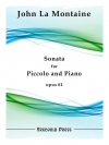 ピッコロとピアノのためのソナタ・Op.61（ジョン・ラ・モンテーヌ）（ピッコロ+ピアノ）【Sonata for Piccolo and Piano, Op.61】