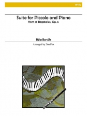 ピッコロとピアノのための組曲（ベラ・バルトーク）（ピッコロ+ピアノ）【Suite for Piccolo and Piano】