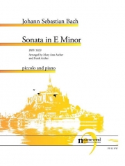 ソナタ・ホ短調・BWV 1023（バッハ）（ピッコロ+ピアノ）【Sonata in E Minor, BWV 1023】