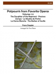 オペラ名曲集（フルート二重奏）【Potpourris from Favorite Operas】