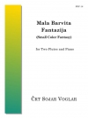 Mala Barvita Fantazija （Crt Sojar Voglar）（フルート二重奏+ピアノ）