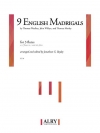 9つの英国のマドリガル（フルート三重奏）【Nine English Madrigals】