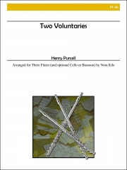 2つのヴォランタリー（ヘンリー・パーセル）（フルート三重奏）【Two Voluntaries】