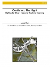 ジェントル・イントゥ・ザ・ナイト（ローラ・シューア）（フルート三重奏+ピアノ）【Gentle Into the Night】