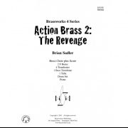 アクション・ブラス２:リベンジ （ブライアン・サドラー）(金管八重奏)【Action Brass 2: The Revenge】
