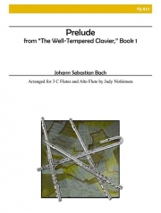プレリュード「平均律クラヴィア曲集・第1巻」より（バッハ）（フルート四重奏）【Prelude from the Well-Tempered Clavier, Book I】