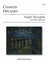 夜の瞑想 （チャールズ・ディレイニー）（フルート四重奏）【Night Thoughts】