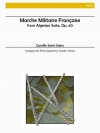 フランス軍隊行進曲（カミーユ・サン＝サーンス）（フルート四重奏）【Marche Militaire Française】