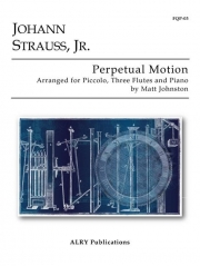 常動曲 （ヨハン・シュトラウス2世)（フルート四重奏+ピアノ）【Perpetual Motion】