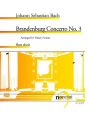 ブランデンブルク協奏曲・No.3（バッハ）（フルート九重奏）【Brandenburg Concerto No. 3】