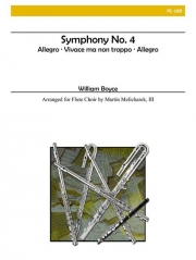 交響曲・第4番（ウィリアム・ボイス）（フルート五重奏）【Symphony No. 4】