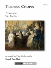 ポロネーズ・Op.40・No.1（フレデリック・ショパン）（フルート十重奏）【Polonaise, Op. 40, No. 1】