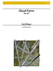 クラウド・フォーム・Op.107（セシル・エフィンジャー）（フルート六重奏）【Cloud Forms, Opus 107】
